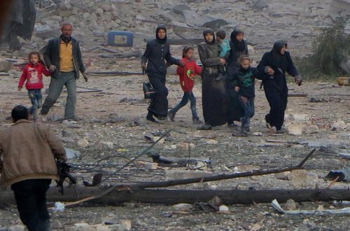 Hələb sakinləri edam edilir - FOTO/VİDEO