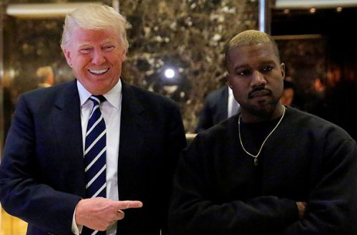 Tramp Kanye Uestlə görüşdü - Foto