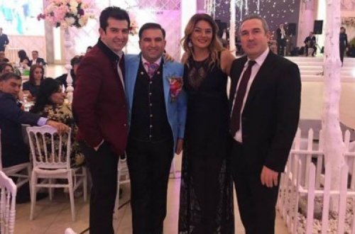 Kamilə Babayeva əri ilə toyda - fotolar