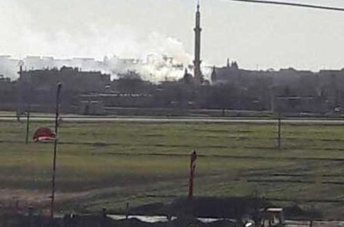 Türkiyə sərhəddində GÜCLÜ PARTLAYIŞ