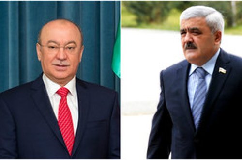 Kəmaləddin Heydərov və Rövnəq Abdullayev qəza yerində