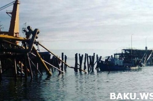 Xəzərdə uçan butkanın yeni videosu