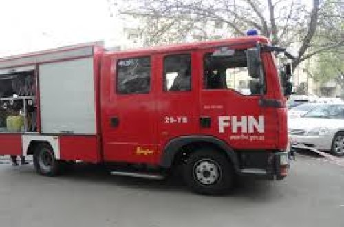 Bakıda yaşayış binasının sakinlərinə yanğın şoku