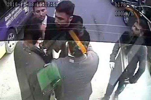Burak Yılmaz avtobus sürücüsü ilə dava etdi - Video