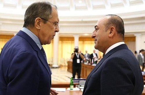 Lavrov Çavuşoğlu ilə görüşür - CANLI YAYIM