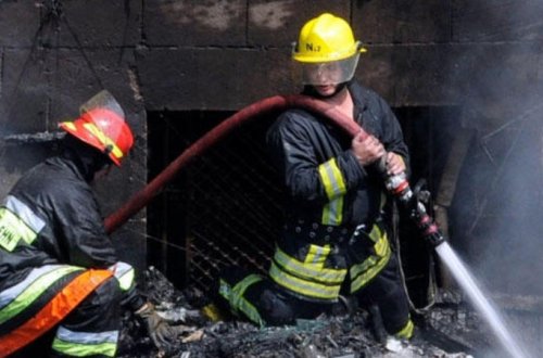 Tikinti materialları mağazasında yanğın