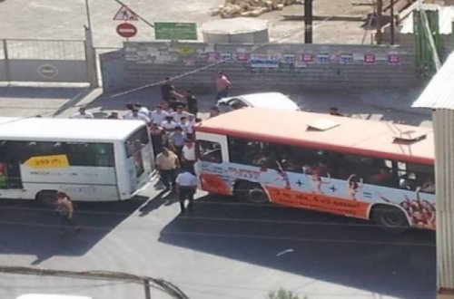 Bakıda sərnişin avtobusu qəza törətdi - ölən və yaralanan var