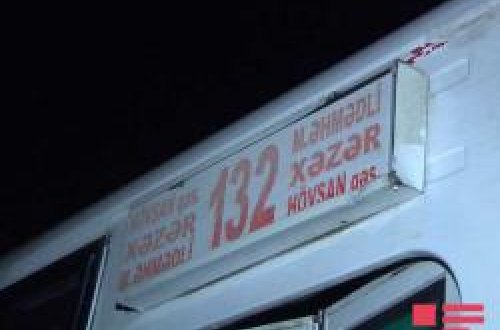 Bakıda avtobus piyadanı vuraraq öldürüb - FOTOLAR