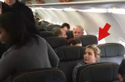 Trampın qızına təyyarədə hücum etdilər – ŞOK SƏBƏB