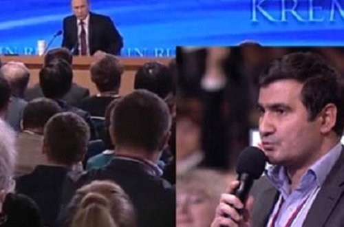 Putin azərbaycanlı jurnalistin sualına cavab verdi