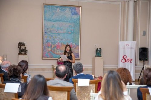 Leyla Əliyevanın təşəbbüsü ilə poeziya gecəsi keçirilib - FOTOLAR