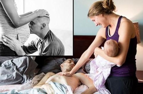 Xərçəng xəstəsi olan əri ilə son günlərini belə keçirdi - fotolar