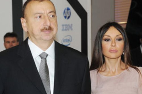 Prezident İlham Əliyev və xanımı 