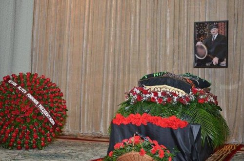 Ağaxan Abdullayevlə vida mərasimindən FOTOLAR