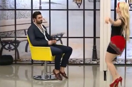 Gəlin namizəd bəy üçün studiyada elə oynadı ki... - VİDEO