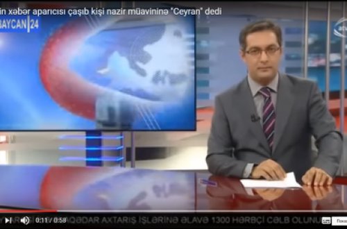 Aparıcı nazir müavini ceyran adlandırdı