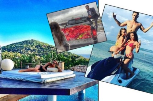 Varlı uşaqları belə əylənirlər - FOTOLAR