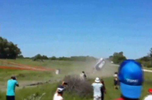 Nalbandianın avtomobili aşdı - VİDEO