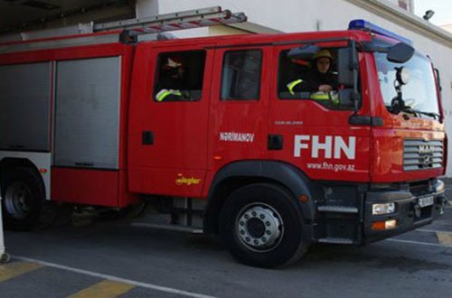 FHN Nərimanovdakı yanğınla bağlı məlumat yaydı