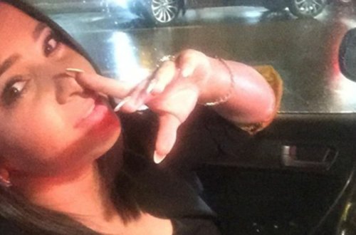 Bakıda yarıçılpaq qız avtomobildə şou göstərdi - FOTO/VİDEO