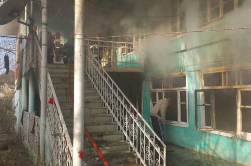 Lənkəranda GÜCLÜ YANĞIN: xəsarət alan var - FOTOLAR