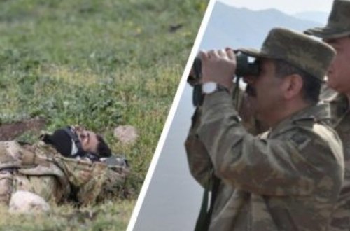 Ermənilər əsgərimizin fotosunu yaydı – Nazirlikdən cavab