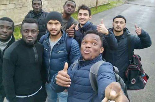 Bakıda dəm qazından ölən futbolçuların - Fotoları