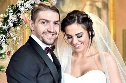 Məşhur futbolçu aktrisa ilə İtaliyada evləndi - Foto