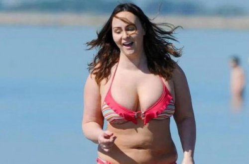 Artıq çəkili ulduz paparassilərə fikir vermədi - FOTO