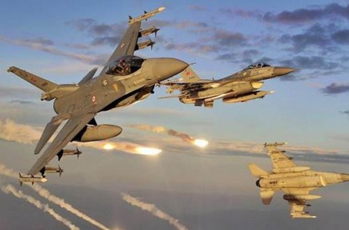 Türkiyəyə məxsus qırıcı təyyarələr Kandili bombaladı