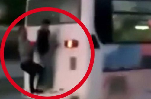 DƏHŞƏT ! Sumqayıtda uşaqlar avtobusla ölümə gedirlər - FOTO