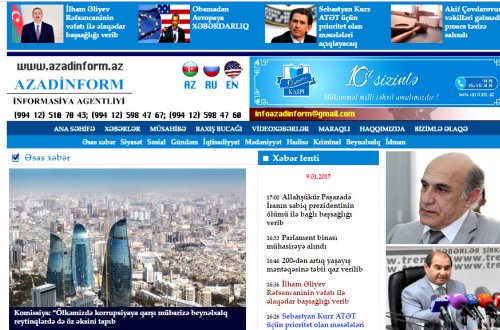 Azadinform İnformasiya Agentliyinin yaranmasının 18 ili tamam olur - ARAYIŞ