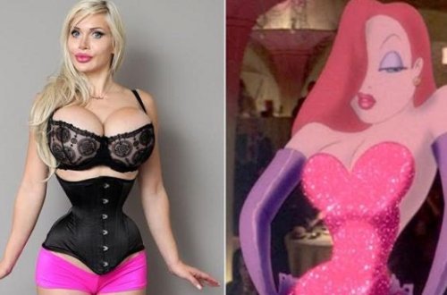 Cizgi filmi qəhrəmanına bənzəmək üçün 18 dəfə əməliyyat olundu - fotolar