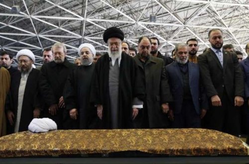 Rəfsəncani ilə vida mərasimi keçirilir - FOTOLAR