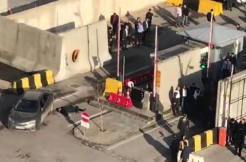 Türkiyədə polis binasını partlatmağa çalışan kamikadze öldürüldü - ATIŞMA