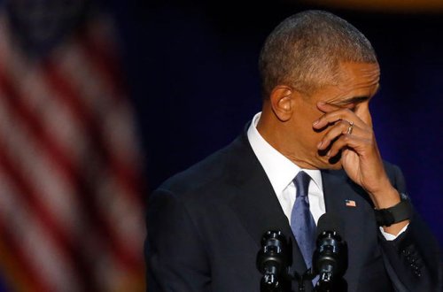 Obama ağladı - VİDA NİTQİ - FOTOLAR-VİDEO