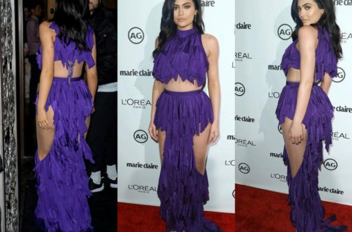 Açıq-saçıq paltarı onu pis vəziyyətdə qoydu - fotolar