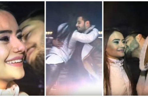 Naz və azərbaycanlı sevgilisindən sevgi dolu dəqiqələr – VİDEO