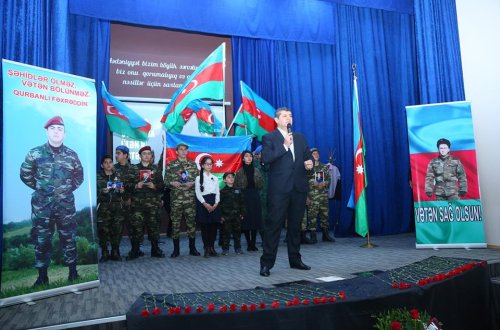 Binəqədi rayonunda“Torpaq uğrunda ölən varsa, Vətəndir” mövzusunda tədbir keçirilmişdir.