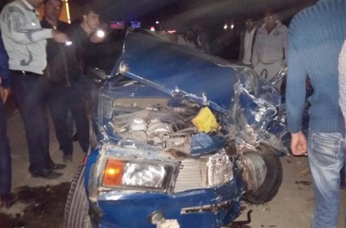 Samuxda iki avtomobil toqquşdu: 3 yaralı