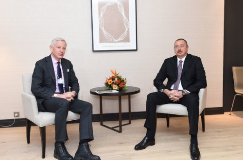 İlham Əliyevin Dominik Barton ilə görüşü olub