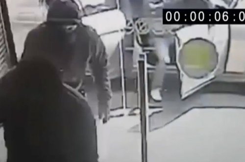 Bankı 30 saniyəyə qarət etdilər - Video