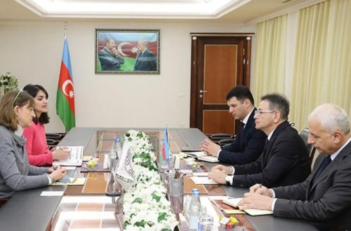 Mədət Quliyev BQXK-nın Azərbaycan nümayəndəliyinin rəhbəri ilə görüşdü