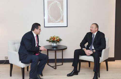 Prezident Avropa Komissiyasının vitse-prezidenti ilə görüşdü