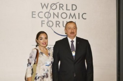 Leyla Əliyeva Davosda - fotolar