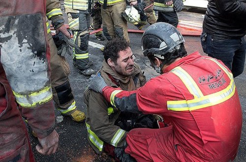 Yanan bina çökdü: 50 ölü, 70 yaralı - YENİLƏNİB - VİDEO 
