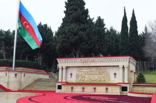 Şəhidlər Xiyabanını ziyarət etmiş dünya liderləri - FOTOLAR