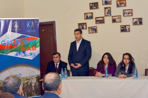 “Gələcəyə İnam “layihəsi çərçivəsində üçüncü tədbir keçirilmişdir.