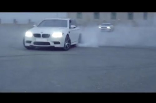 Bakıda drift: Avtomobil tozu dumana qatdı – VİDEO