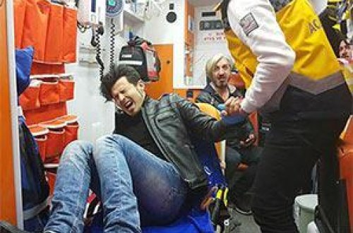 Rəssamı parkda güllələdilər - FOTOLAR